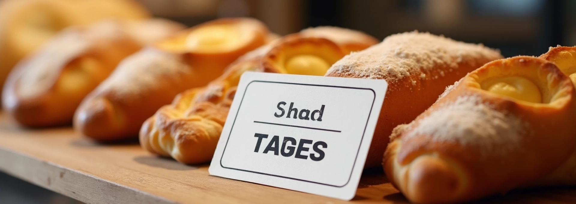 étiquettes de prix en boulangerie